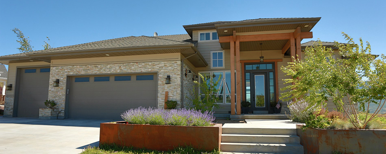 Custom home built by Center Point Construction