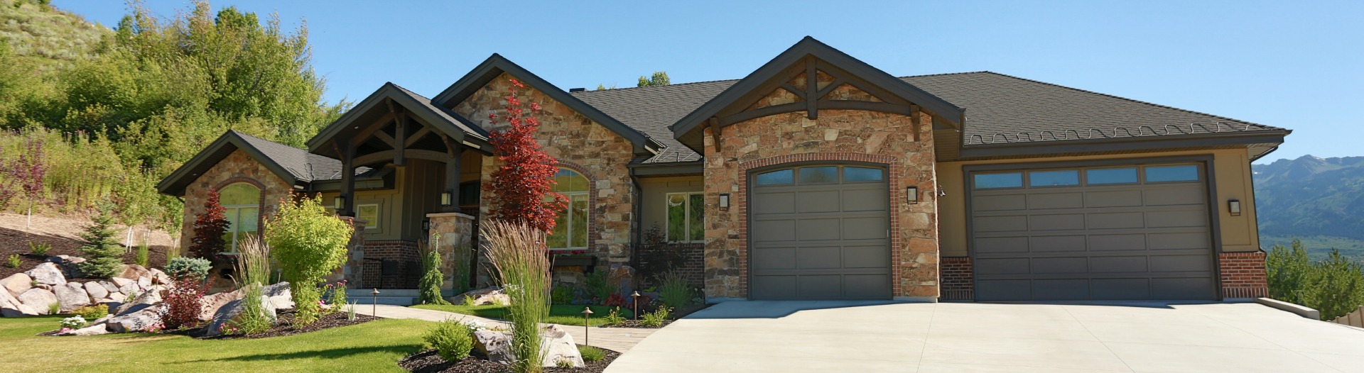 Custom Home constructed by Center Point Construction in northern Utah
