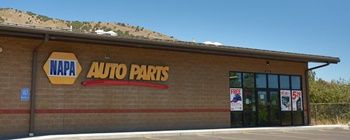 NAPA auto parts exterior built by Center Point